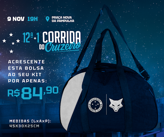 13ª Corrida do Cruzeiro - Bolsa Acrescimo