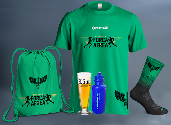 Corrida da Forca Aerea 2024 - Kit Atleta