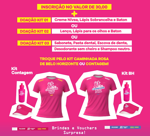 Caminhada Outubro Rosa Kit